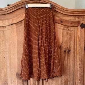 H&M midi polka dot skirt